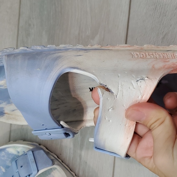 Birkenstock Women Arizona EVA Multicolor Sandals Flats shoes sz 38/7 - Picture 7 of 12